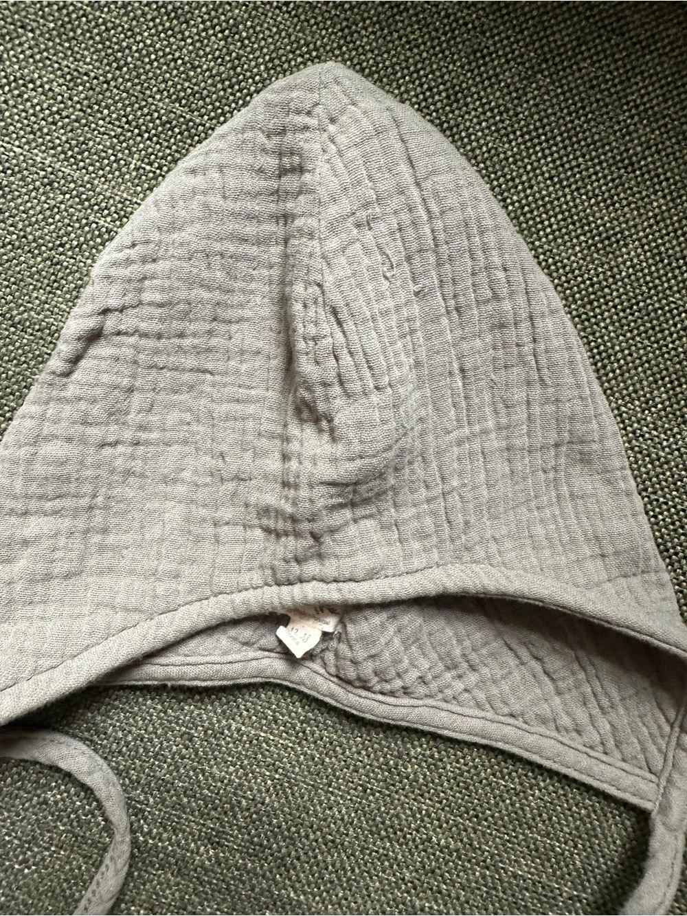 The Simple Folk Cotton Bonnet 12-18m